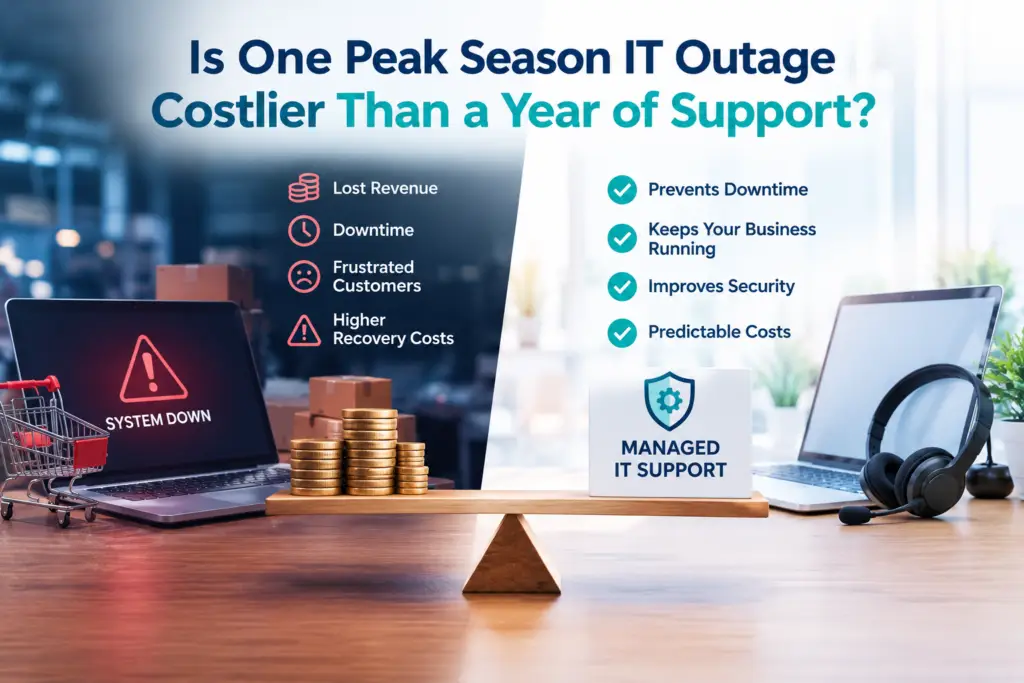 Is One Peak Season Outage More Expensive Than a Year of Managed IT Support?