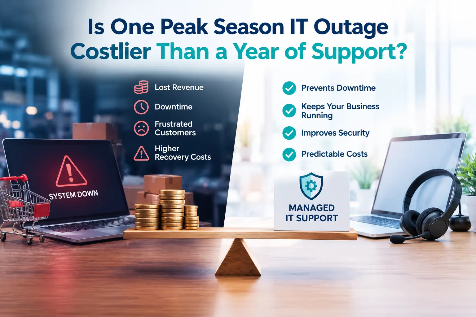68a7b818-ba5a-4076-a8e2-23d24afaac71 Is One Peak Season Outage More Expensive Than a Year of Managed IT Support?